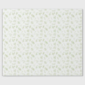 キッチンハーブ&ネームラッピング紙 ラッピングペーパー (フラット)