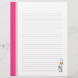 キッチンバインダー用かわいいレシピページ