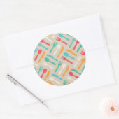 キッチンパターン3 ラウンドシール (封筒)