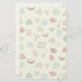 キッチンパターン 便箋 (正面/裏面)