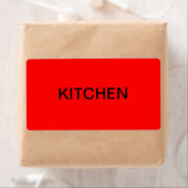 キッチンパッキングと移動 ラベル (インサイチュ)