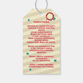 キッチンパーソナライズされたからのかわいいクッキー ギフトタグ (裏面)