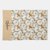 キッチンパーソナライズされたカボチャ キッチンタオル (横)