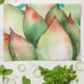 キッチンパーソナライズされたタオルボホカクティサボスクー キッチンタオル (折り畳み)