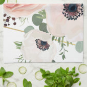 キッチンパーソナライズされたタオル幾何学園バラ キッチンタオル (折り畳み)