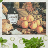 キッチンパーソナライズされたデコール キッチンタオル (折り畳み)