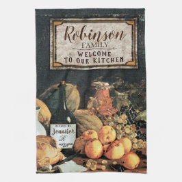 キッチンパーソナライズされたデコール キッチンタオル