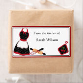 キッチンパーソナライズされたラベルの大きいサイズ ラベル (インサイチュ)