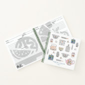 キッチンパーソナライズされたレシピ手帳 ノートブック (内部)