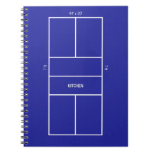 キッチンピックルボールコート図
