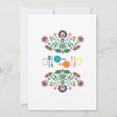 キッチンフィエスタメキシコパーティの招待状 招待状 (裏面)