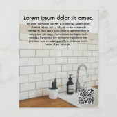 キッチンフィッター配管専門フライヤー チラシ (裏面)