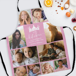 キッチンフォトコラージエプロンのクイーン エプロン