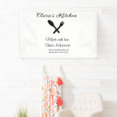 キッチンフードシェフアドレストランカーター名詳細 横断幕 (インサイチュ)