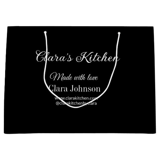 キッチンフードシェフ追加レストラン料理名詳細 ラージペーパーバッグ (正面)