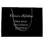 キッチンフードシェフ追加レストラン料理名詳細 ラージペーパーバッグ (裏面)