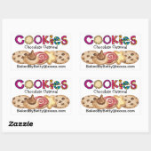 キッチンフードシール – SRF 長方形シール (シート)