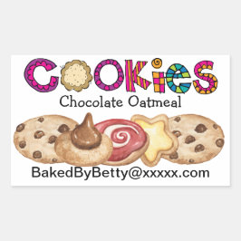 キッチンフードシール – SRF 長方形シール