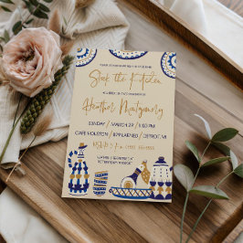 キッチンブライダルシャワーの招待状を保管する 招待状