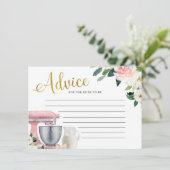 キッチンブライダルシャワーアドバイスカード アドバイスカード (スタンド正面)