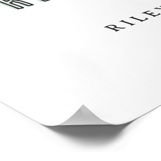 キッチンブライダルシャワーウェルカムサインを買おう ポスター (角)