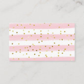 キッチンブライダルシャワーレジストリカード エンクロージャーカード (裏面)