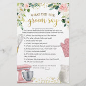 キッチンブライダルシャワー何と言う新郎ゲーム (正面)