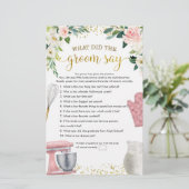 キッチンブライダルシャワー何と言う新郎ゲーム (スタンド正面)