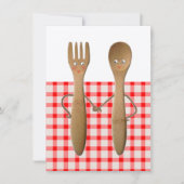 キッチンブライダルシャワー招待状 招待状 (正面)