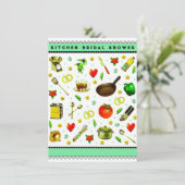 キッチンブライダルシャワー 招待状 (スタンド正面)