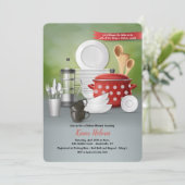 キッチンブライダルシャワー 招待状 (スタンド正面)