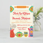 キッチンブライダルシャワー 招待状 (スタンド正面)