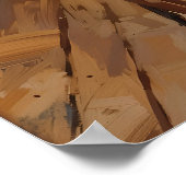 キッチンブレックファースト – パインタリーインプレッションスタイル ポスター (角)