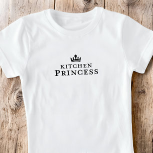 キッチンプリンセス ピックルボール かわいいクラウンギフト Tシャツ