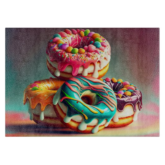 キッチンベーキングドーナツ切断板 カッティングボード (正面)