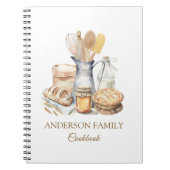 キッチンベーキング器具ファミリーレシピ ノートブック (正面)