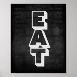 キッチンポスタはっきりしたー文字オング動揺してレイ ポスター