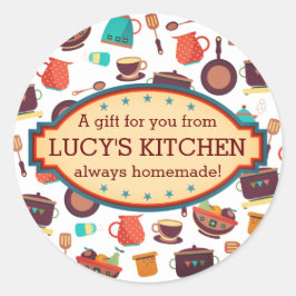 キッチンポットパン器具料理ケータリングシェフ ラウンドシール