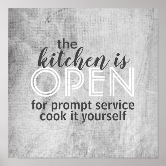 キッチンポユーモアのあるスター引用文調理師それ自身 ポスター (正面)
