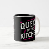 キッチンマグカップの女王 ツートーンマグカップ (正面右)