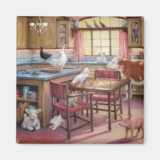 キッチンマグネットの占有 マグネット (正面)