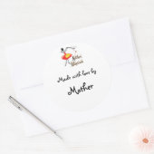 キッチンマジシャンカスタマイズ可能な料理シール ラウンドシール (封筒)