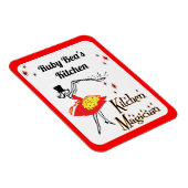 キッチンマジシャンカスタムレトロ冷蔵庫用マグネット マグネット (右側)