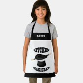 キッチンマジシャンシェフ調理師カスタムキッズ エプロン (インサイチュ)