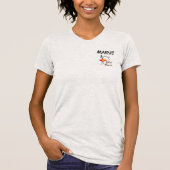 キッチンマジシャンペルソナライズレトロ調理師アート Tシャツ (正面)