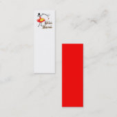 キッチンマジシャンレトロミニブックマーク名刺 スキニー名刺 (正面/裏面)