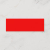 キッチンマジシャンレトロミニブックマーク名刺 スキニー名刺 (裏面)