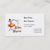 キッチンマジシャンレトロ名刺 名刺 (正面)