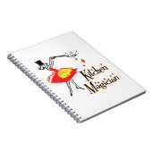 キッチンマジシャンレトロ料理アート ノートブック (右側)