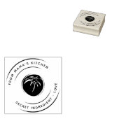 キッチンママ秘密の愛の成分から ラバースタンプ (押印)